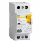 Установка УЗО, ДИФ двух-полюсного (220V)