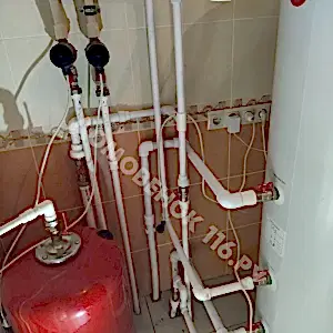 Установка бойлера косвенного нагрева напольного Protherm на 200 литров