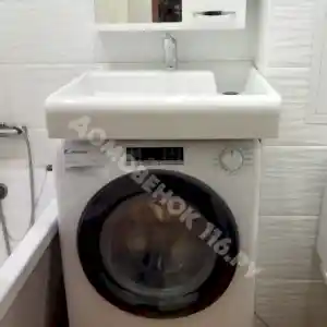 Установка стиральной машины под раковину